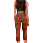 Scotstee Shop Tartan Capris Leggings Bruce Modern Tartan Leggings, Girls Capri Leggings, Capri Yoga Pants, Tartan Capri Leggings, Plaid Capri Leggings
