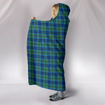 Scotstee Shop Tartan Blanket Hoodie - Clan Falconer Tartan Hooded Blanket
