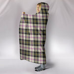 Scotstee Shop Tartan Blanket Hoodie - Clan MacPherson Dress Ancient Tartan Hooded Blanket