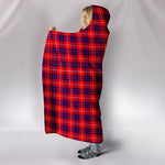 Scotstee Shop Tartan Blanket Hoodie - Clan Hamilton Modern Tartan Hooded Blanket