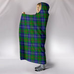 Scotstee Shop Tartan Blanket Hoodie - Clan Turnbull Hunting Tartan Hooded Blanket