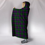 Scotstee Shop Tartan Blanket Hoodie - Clan Morrison Modern Tartan Hooded Blanket