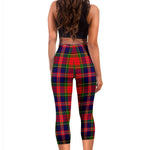 Scotstee Shop Tartan Capris Leggings Macquarrie Modern Tartan Leggings, Girls Capri Leggings, Capri Yoga Pants, Tartan Capri Leggings, Plaid Capri Leggings