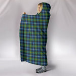 Scotstee Shop Tartan Blanket Hoodie - Clan MacNeill of Barra Ancient Tartan Hooded Blanket