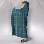 Scotstee Shop Tartan Blanket Hoodie - Clan Inglis Ancient Tartan Hooded Blanket