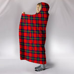 Scotstee Shop Tartan Blanket Hoodie - Clan Ruthven Modern Tartan Hooded Blanket