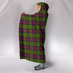 Scotstee Shop Tartan Blanket Hoodie - Clan MacDonald of Clanranald Tartan Hooded Blanket