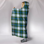 Scotstee Shop Tartan Blanket Hoodie - Clan Campbell Dress Tartan Hooded Blanket
