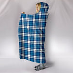 Scotstee Shop Tartan Blanket Hoodie - Clan Strathclyde District Tartan Hooded Blanket
