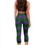 Scotstee Shop Tartan Capris Leggings Elphinstone Tartan Leggings, Girls Capri Leggings, Capri Yoga Pants, Tartan Capri Leggings, Plaid Capri Leggings