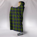Scotstee Shop Tartan Blanket Hoodie - Clan Fergusson Modern Tartan Hooded Blanket