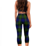 Scotstee Shop Tartan Capris Leggings Gunn Modern Tartan Leggings, Girls Capri Leggings, Capri Yoga Pants, Tartan Capri Leggings, Plaid Capri Leggings