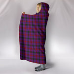 Scotstee Shop Tartan Blanket Hoodie - Clan Montgomery Modern Tartan Hooded Blanket