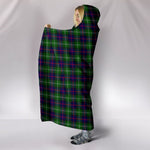 Scotstee Shop Tartan Blanket Hoodie - Clan Sutherland Modern Tartan Hooded Blanket