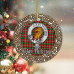 Fullerton Celtic Circle Plaid Ornament Gift. Christmas Tree Ornament Tartan Ornament Great Christmas Ornaments Gift - Scotstee Shop