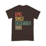 Fun Epic Since December 1980 40th Birthday Gift 40 Year Old Birthday Shirt - Scotstee Shop