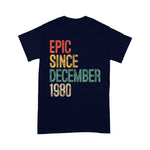 Fun Epic Since December 1980 40th Birthday Gift 40 Year Old Birthday Shirt - Scotstee Shop
