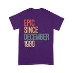 Fun Epic Since December 1980 40th Birthday Gift 40 Year Old Birthday Shirt - Scotstee Shop