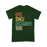 Fun Epic Since December 1980 40th Birthday Gift 40 Year Old Birthday Shirt - Scotstee Shop