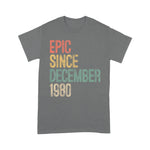 Fun Epic Since December 1980 40th Birthday Gift 40 Year Old Birthday Shirt - Scotstee Shop