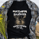 Scotstee Shop - Funny Gift Shirt Father and Daughter Hunting Partners For Life Father Day Shirts