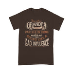 Funny Grandpa, Partner In Crime Phrase, Granddad Humor Birthday Shirt - Scotstee Shop