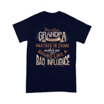 Funny Grandpa, Partner In Crime Phrase, Granddad Humor Birthday Shirt - Scotstee Shop
