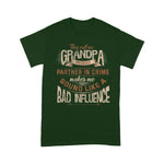 Funny Grandpa, Partner In Crime Phrase, Granddad Humor Birthday Shirt - Scotstee Shop