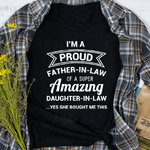 Scotstee Shop - Funny Proud Father in Law Love Dad Fathers Day Gift Ideas