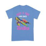 Funny Sea Turtle Shirt Just A Girl Who Loves Turtles Girls Women Gift Sea Turtle Funny Sea Turtle TShirt - Scotstee Shop