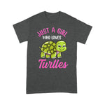 Funny Sea Turtle Shirt Just A Girl Who Loves Turtles Lover Gift Cute Turtle Love Funny Sea Turtle TShirt - Scotstee Shop
