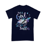 Funny Sea Turtle Shirt Just A Girl Who Loves Turtles, Sea Turtle Ocean Gifts Funny Sea Turtle T Shirt - Scotstee Shop