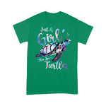 Funny Sea Turtle Shirt Just A Girl Who Loves Turtles, Sea Turtle Ocean Gifts Funny Sea Turtle T Shirt - Scotstee Shop