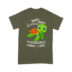 Funny Sea Turtle Shirt Rock Paper Scissors Throat Punch I Win Turtle Sea Turtle Shirt - Scotstee Shop