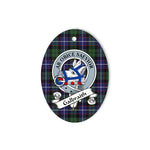 Galbraith Scottish Clan Badge Plaid Ornament Gift. Christmas Tree Ornament Galbraith Tartan Ornament,  ceramic ornament, personalized christmas ornaments, christmas tree ornaments, christmas door decorations, Plaid Ornament, Tartan Ceramic Ornament