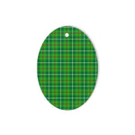 Galloway Hunting Tartan Oval Ornaments, Christmas Tree Ornament, Plaid Christmas Ornaments, Ceramic Oval Christmas Tree Decoration, Tartan Oval Ornaments, Christmas Tree Ornament, Plaid Christmas Ornaments, Ceramic Oval Christmas Tree Decoration