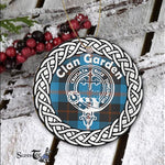 Garden Clan Tartan Crest Badge Plaid Ornament Gift. Christmas Tree Ornament Tartan Ornament Great Christmas Ornaments Gift - Scotstee Shop