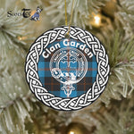 Garden Clan Tartan Crest Badge Plaid Ornament Gift. Christmas Tree Ornament Tartan Ornament Great Christmas Ornaments Gift - Scotstee Shop