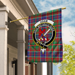 Garden Flag Adam Ancient Tartan Flag Clan Badge Tartan House Flag