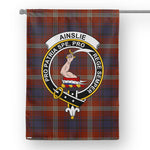 Garden Flag Ainslie Ancient Tartan Flag Clan Badge Tartan House Flag