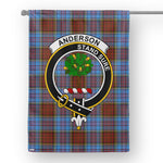 Garden Flag Anderson Modern Tartan Flag Clan Badge Tartan House Flag