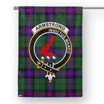 Garden Flag Armstrong Modern Tartan Flag Clan Badge Tartan House Flag