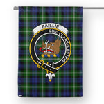 Garden Flag Baillie Modern Tartan Flag Clan Badge Tartan House Flag