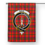 Garden Flag Bain Tartan Flag Clan Badge Tartan House Flag