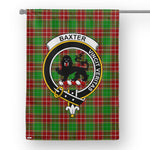 Garden Flag Baxter Modern Tartan Flag Clan Badge Tartan House Flag