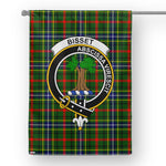 Garden Flag Bisset Pattern Tartan Flag Clan Badge Tartan House Flag