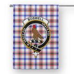 Boswell Tartan Garden Flag Boswell Modern Tartan Flag Clan Badge Tartan House Flag