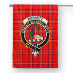 Garden Flag Burnett Modern Tartan Flag Clan Badge Tartan House Flag