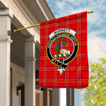 Garden Flag Burnett Modern Tartan Flag Clan Badge Tartan House Flag