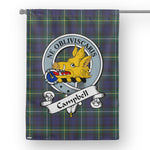 Garden Flag Campbell Argyll Modern Clan Badge Tartan Flag Scottish Tartan House Flag - Scotstee Shop